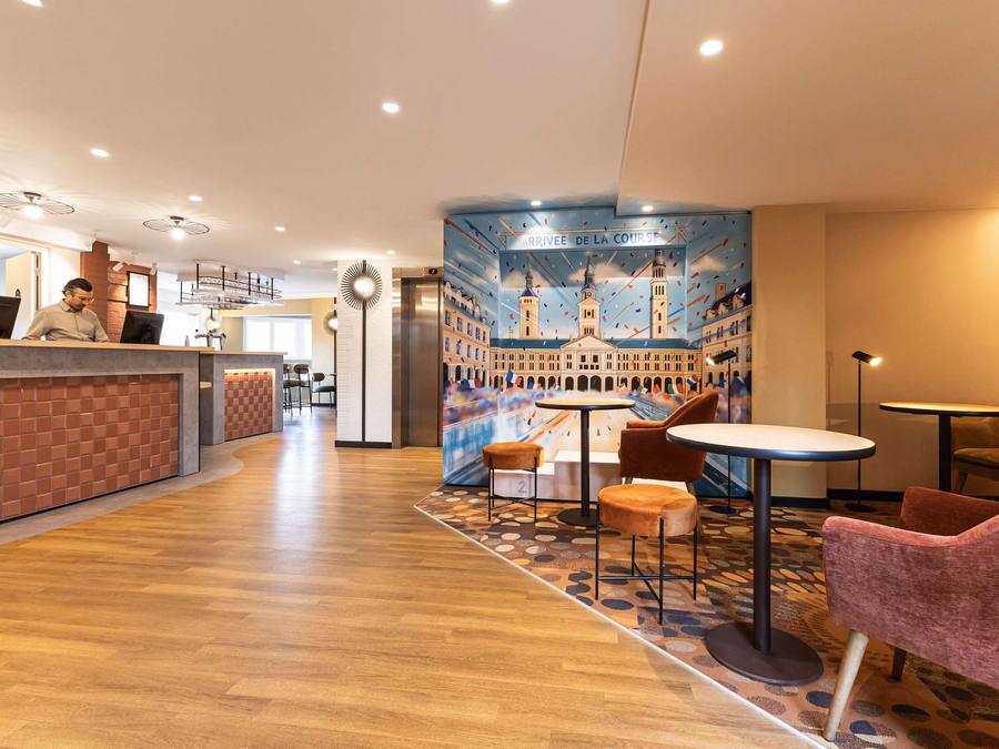 Lounge Arrivée de la course, ibis Styles Villeneuve d'Ascq